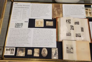 exhibit documents, photographs, and text.