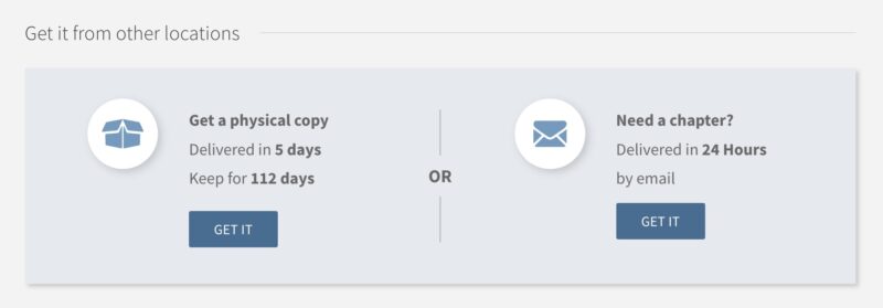 delivery times with interlibrary loan